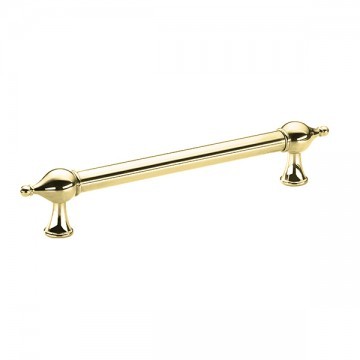 Armac Martin - 2 x Belgrave Cabinet Pull Handles 160mm in Polished Brass Gloss Lacquered
