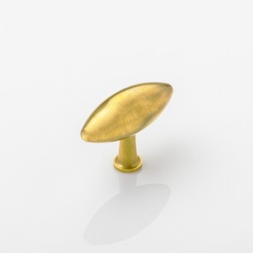 Joseph Giles - DAWSON Solid Brass Cabinet Pull 52mm in Brushed Brass Waxed