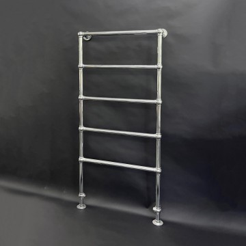 Hawthorn Hill - Premier towel rail 675W x 1538H in Chrome