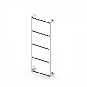 Hawthorn Hill - Traditional wall towel rail W525 x H1575 in Chrome