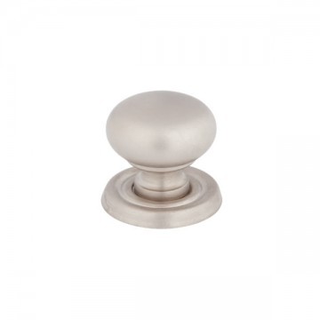 Armac Martin - 2 x Cotswold Oval Cabinet Knobs 32mm in Satin Nickel Plate