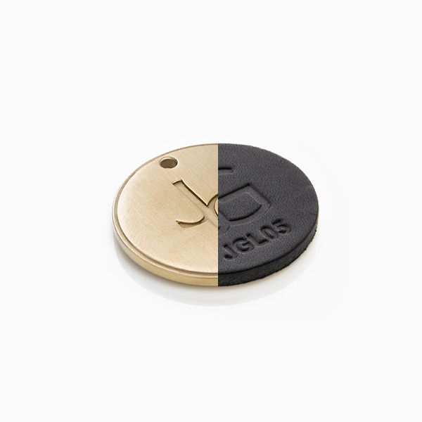 Joseph Giles - Brushed Brass Waxed with Leather