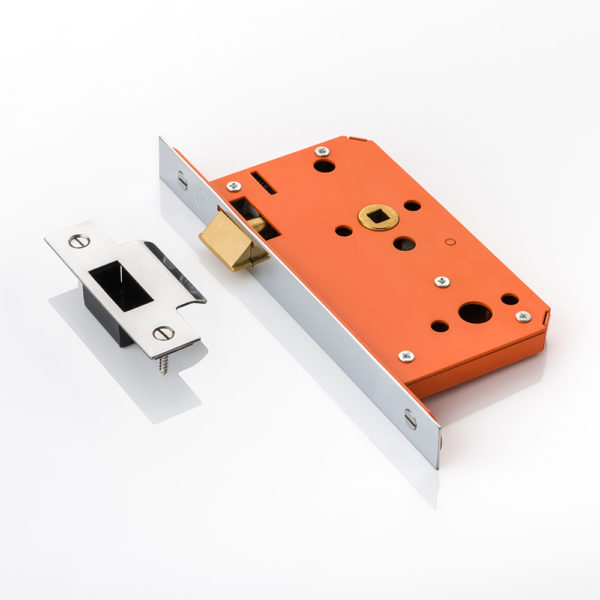 Non-locking mortice latch mechanism to be recessed into the door and fitted with high end solid brass passage door handles.