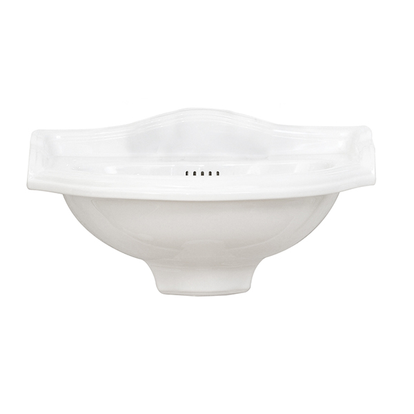 Edwardian 630mm basin No tap hole