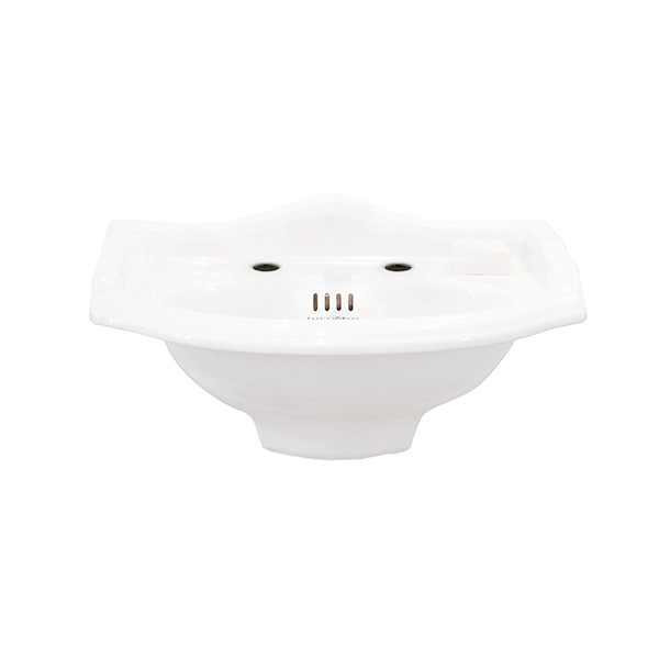 Edwardian 520mm basin 2 tap holes