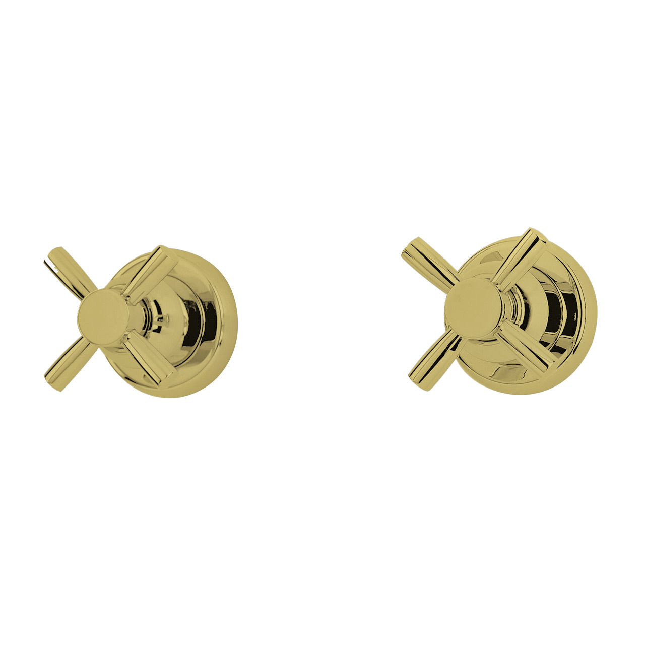 Langbourn wall-mounted bath/shower valves with crossheads