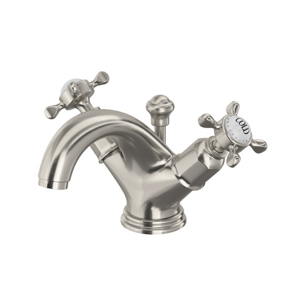 Monobloc basin mixer with crosshead taps