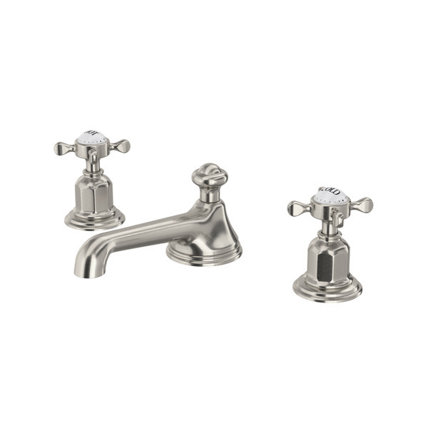 3 hole basin mixer with low spout & crosshead taps