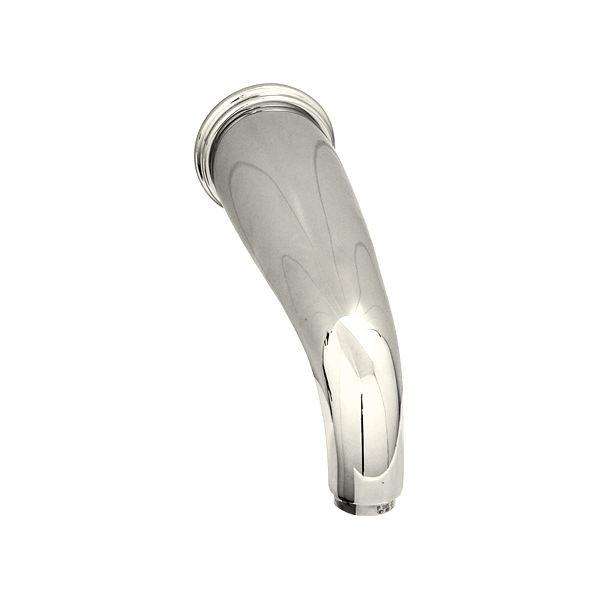 Wall-mounted round bath spout