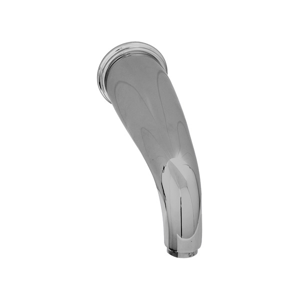Wall-mounted round bath spout