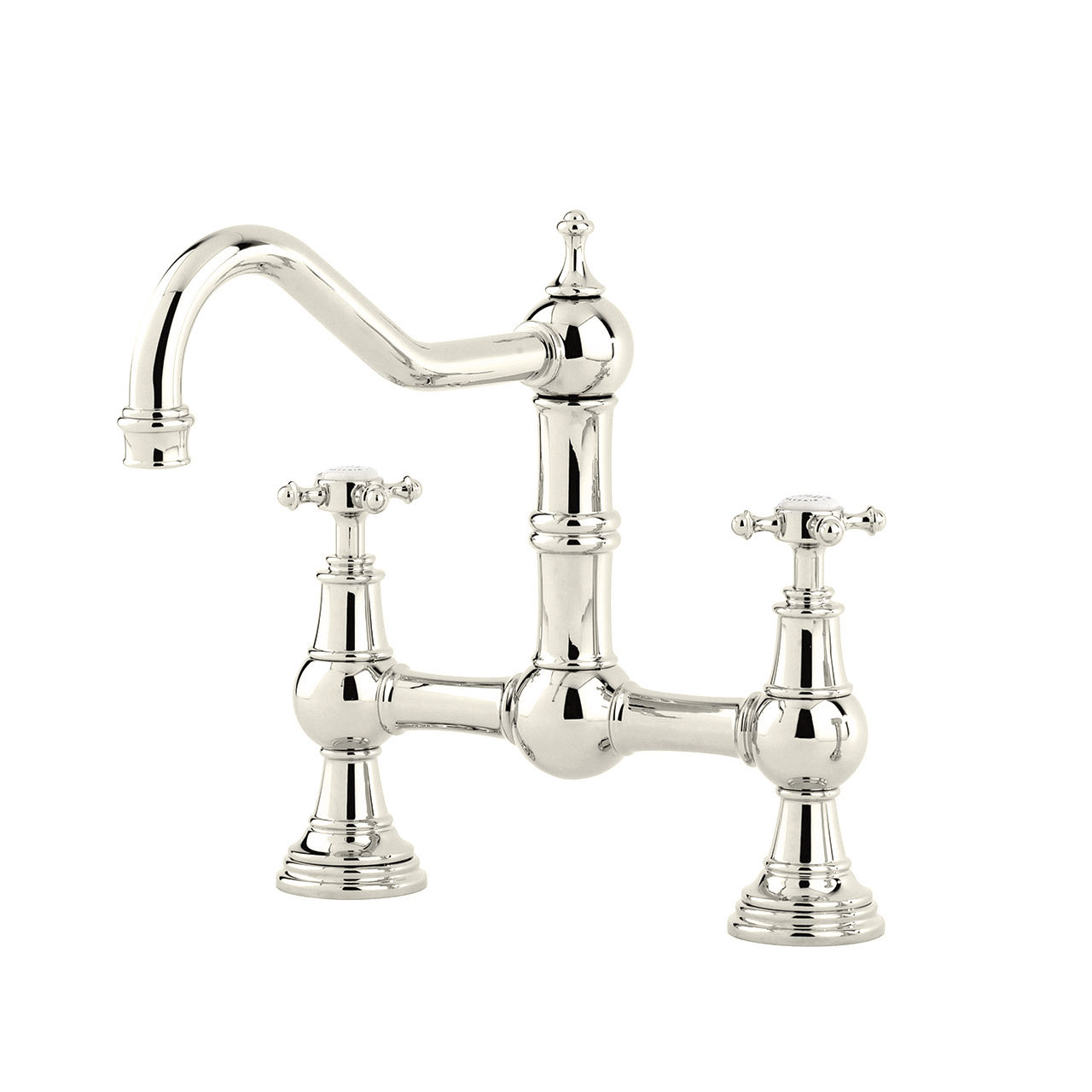 Provence country 2 hole sink mixer with crossheads