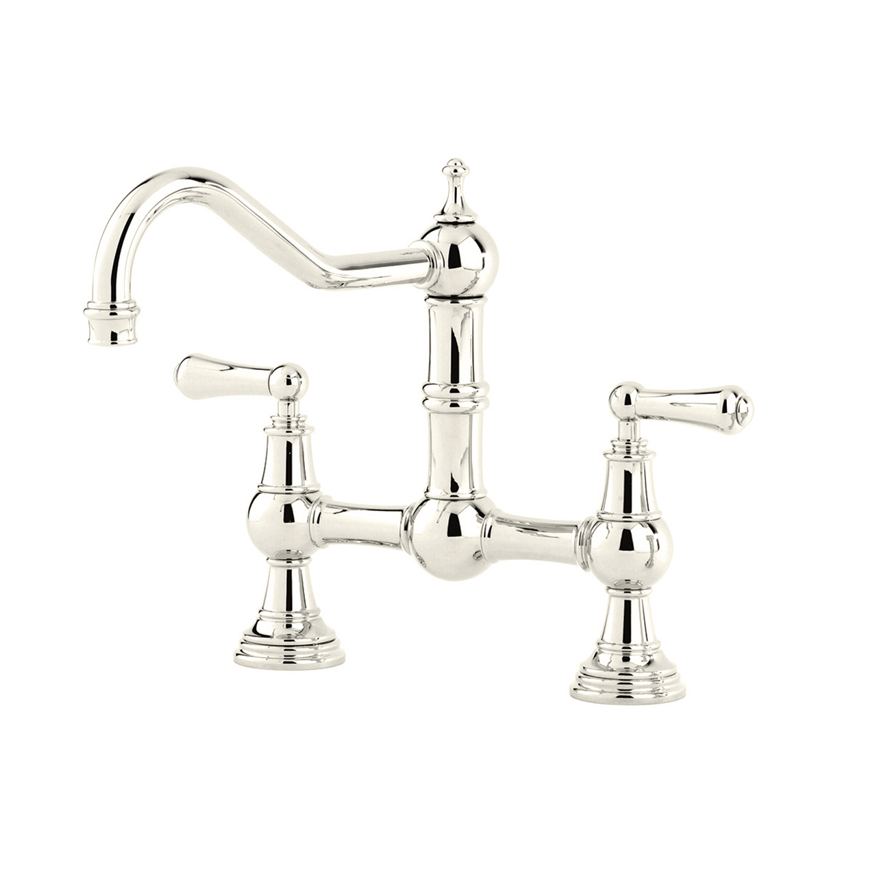 Provence country 2 hole sink mixer with metal levers