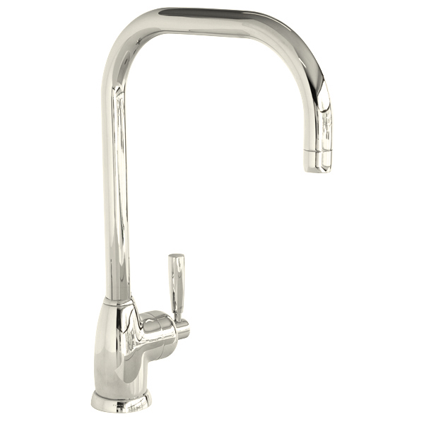 Mimas 1 hole sink mixer with square spout & single metal lever tap
