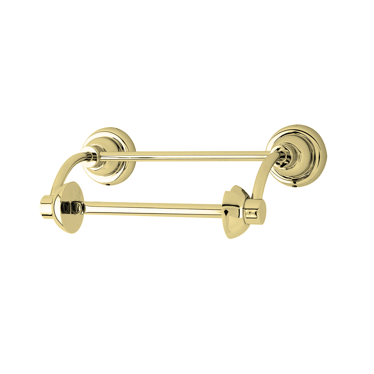 Langbourn paper holder with hinged bar