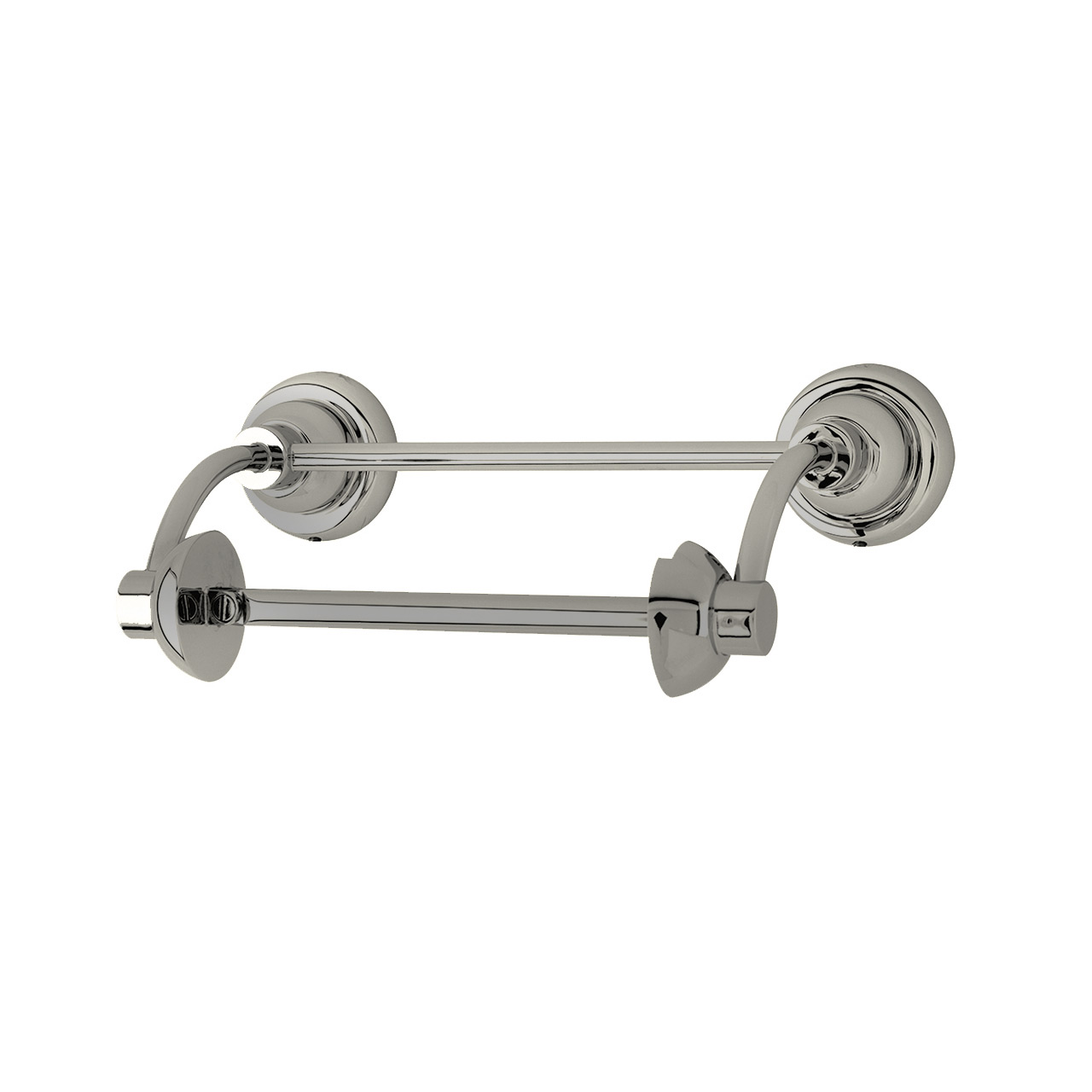 Langbourn paper holder with hinged bar