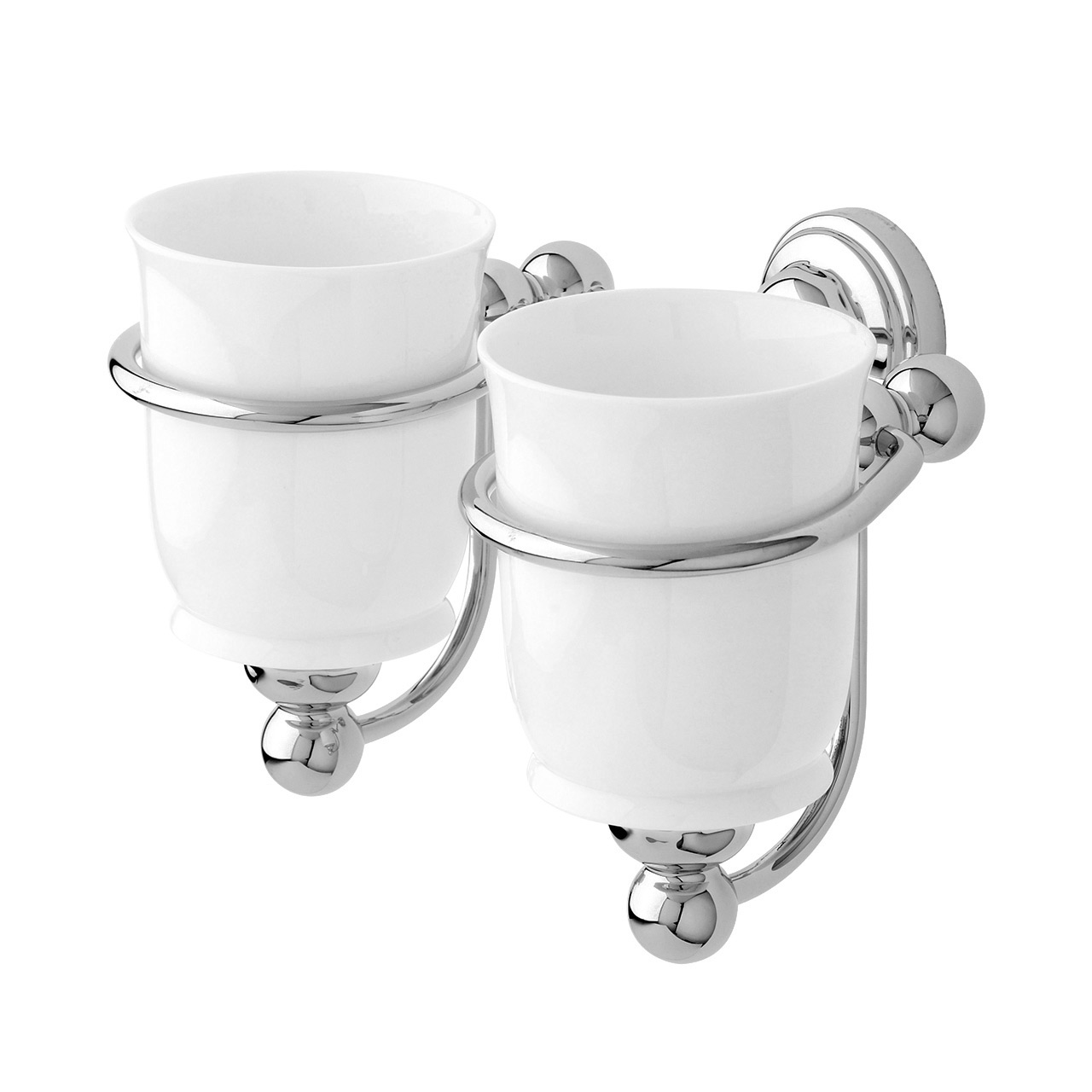 Double tumbler in holder