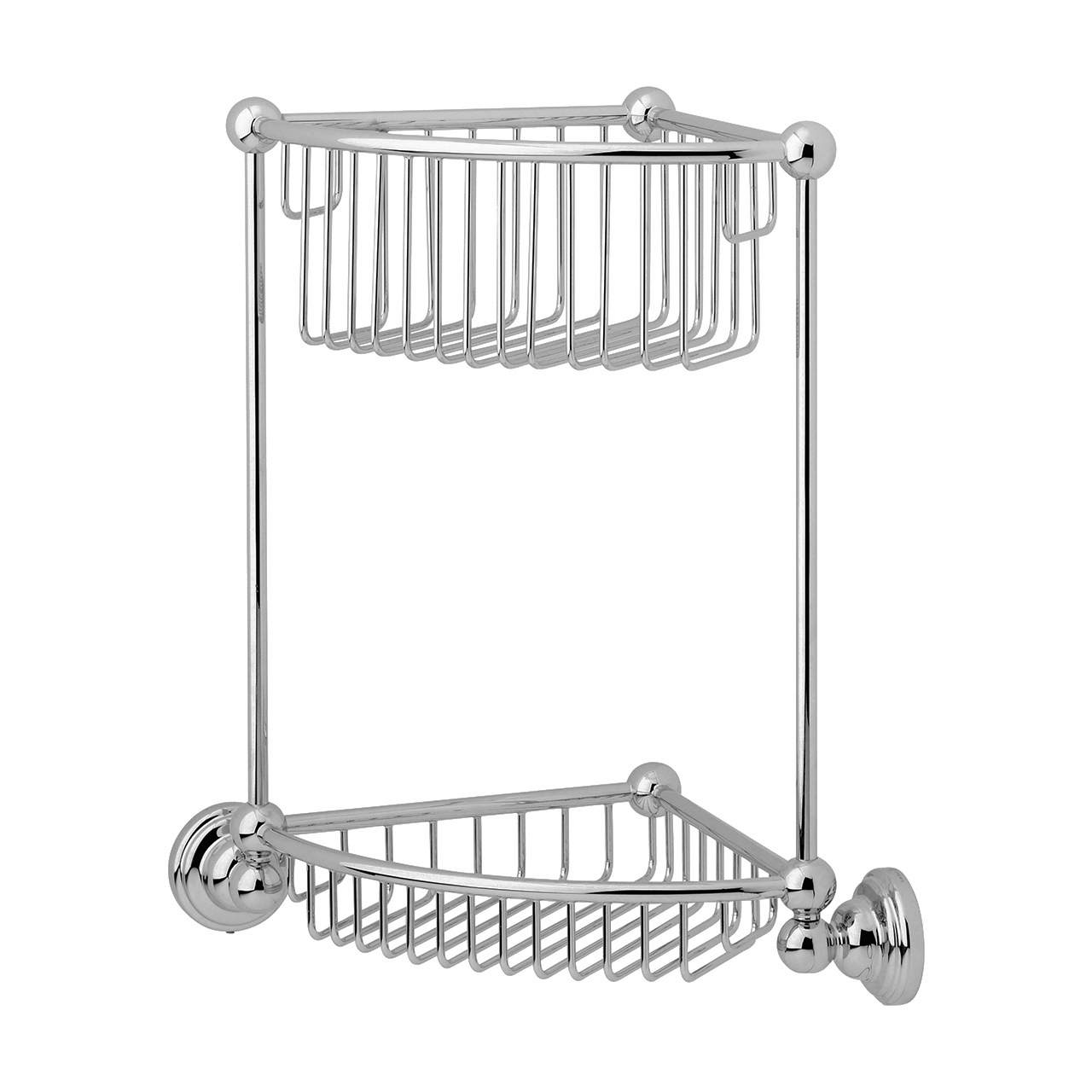 Two-tier corner basket