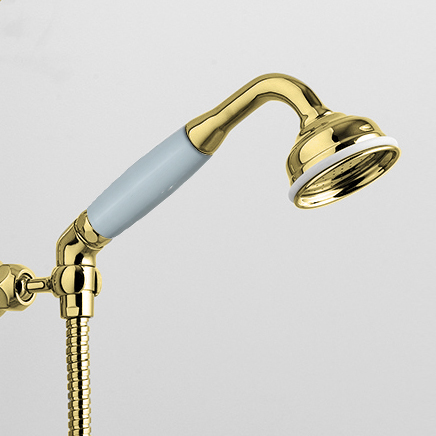 Rockwell angled handshower with hose