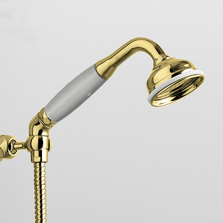 Rockwell angled handshower with hose