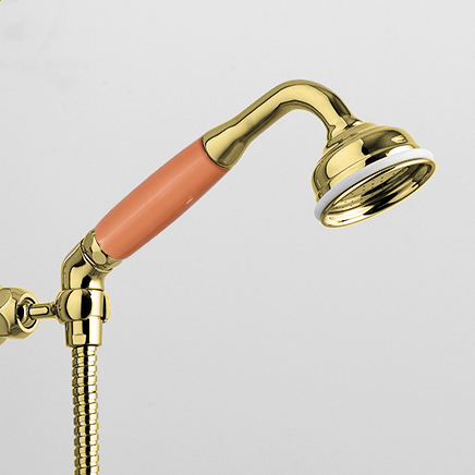 Rockwell angled handshower with hose