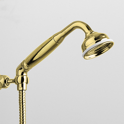 Rockwell angled handshower with hose