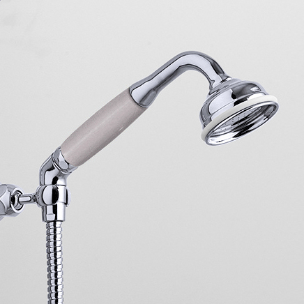 Rockwell angled handshower with hose