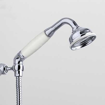 Rockwell angled handshower with hose