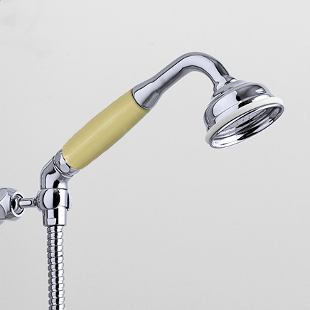 Rockwell angled handshower with hose