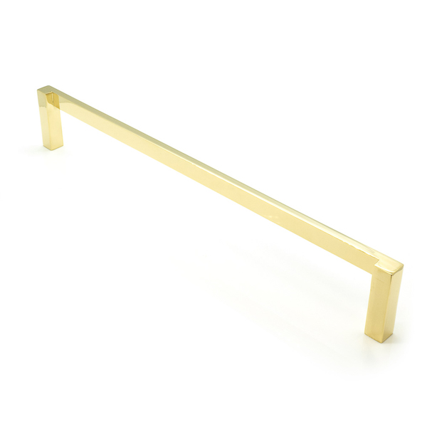 Cut solid brass towel rail 