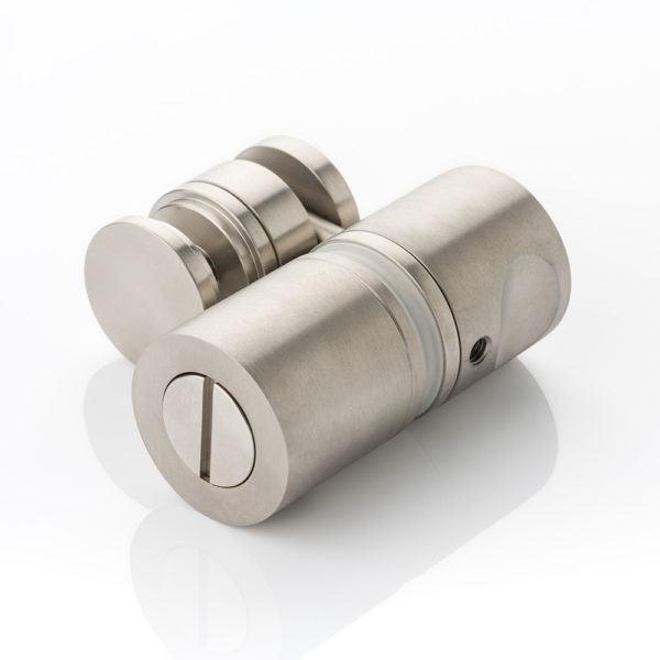 Arnold solid brass privacy lock for glass shower doors
