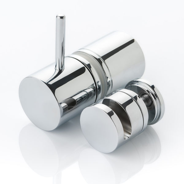 Arnold solid brass privacy lock for glass shower doors