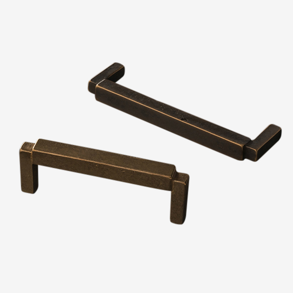 Lenzi solid bronze Organo cabinet handle 