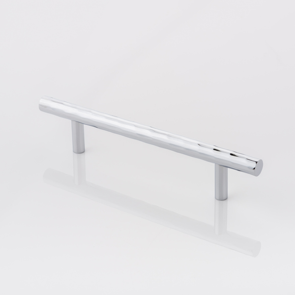 Rolled & Hammered solid brass cabinet handle