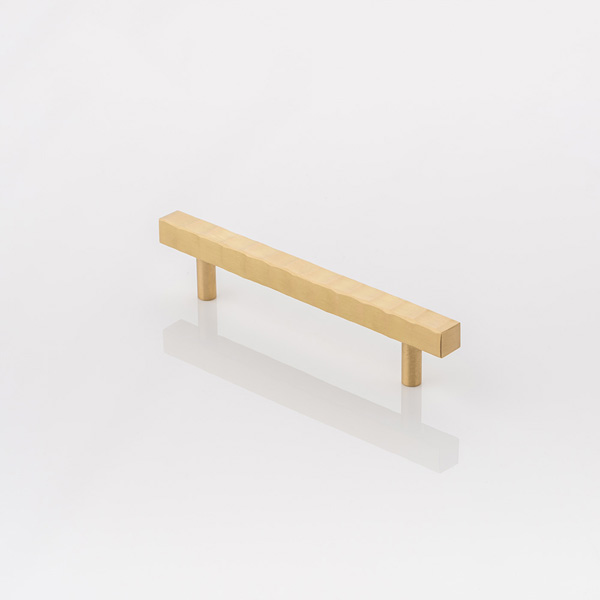 Fly press solid brass cabinet handle 