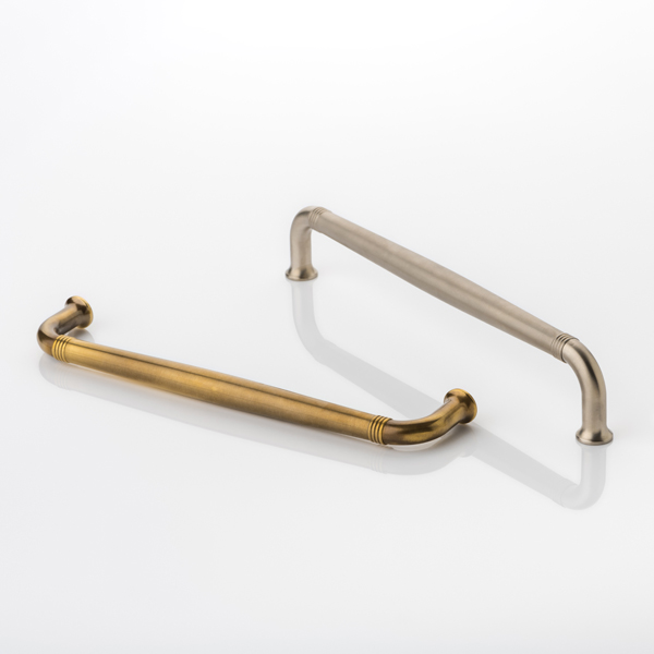 Hurleigh solid brass cabinet handle
