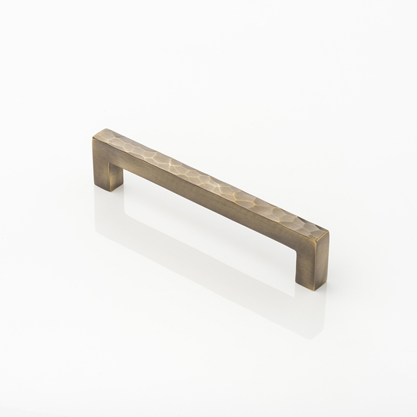 Hammered cabinet handle 