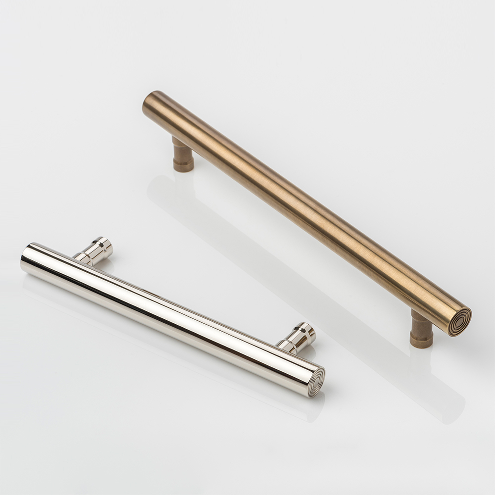 Fowler solid brass cabinet handle
