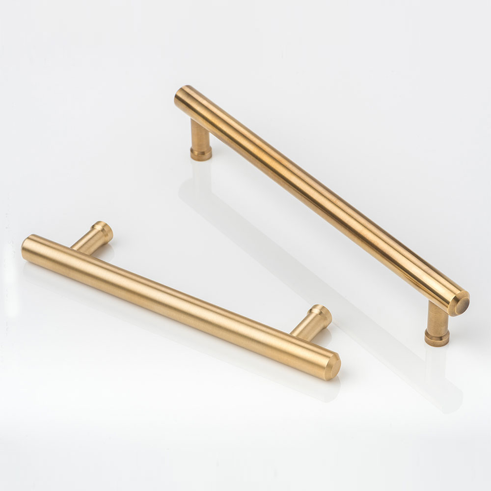 Archibald solid brass cabinet handle
