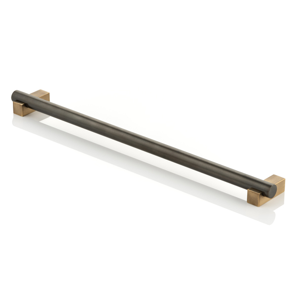 KH Intersect solid brass cabinet handle