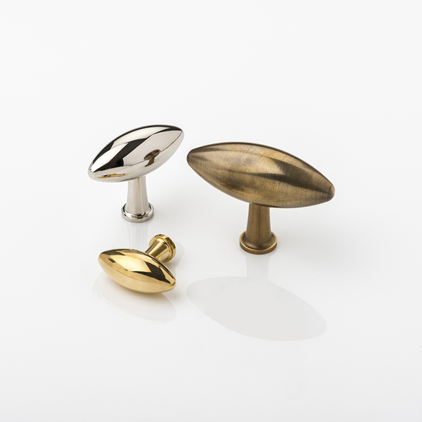 Dawson solid brass cabinet pull