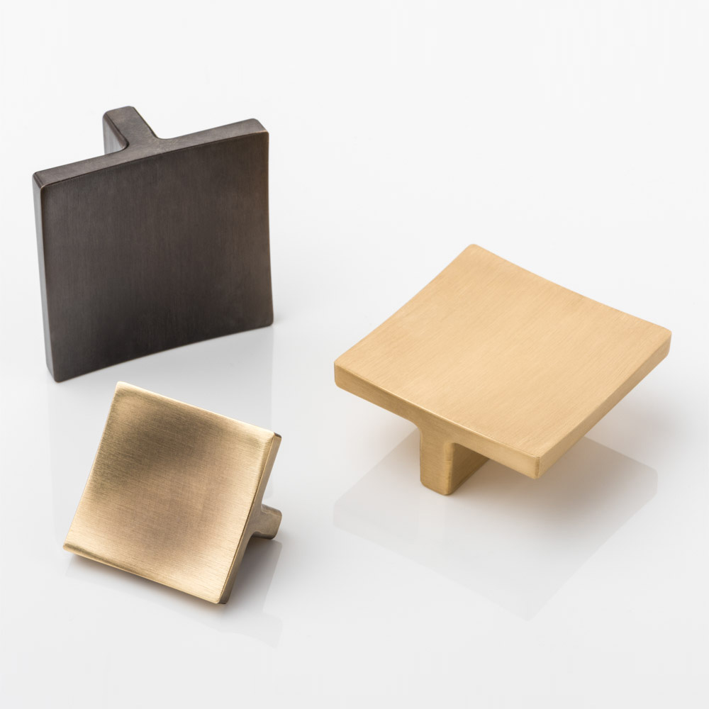 Fino solid brass cabinet pull