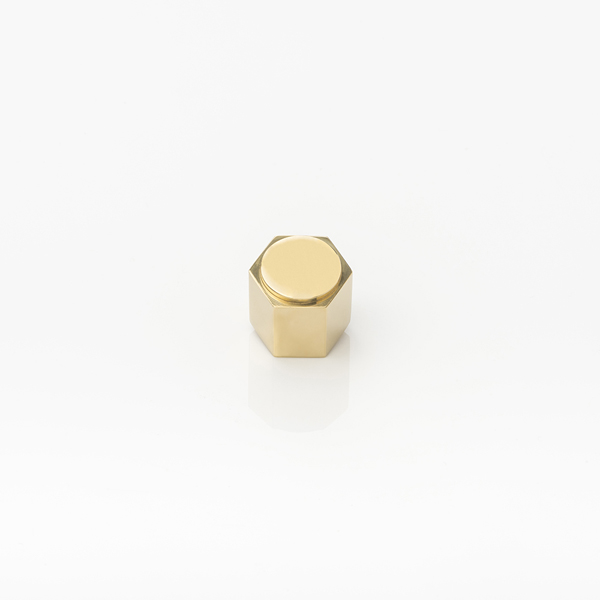 Theodore solid brass cabinet pull