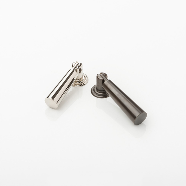 Tapered drop solid brass swing cabinet pull