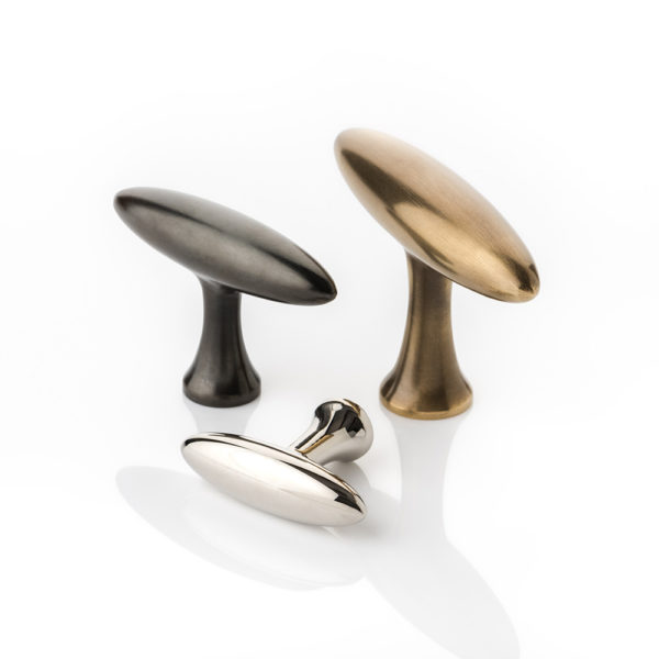 Buckland solid brass cabinet pull