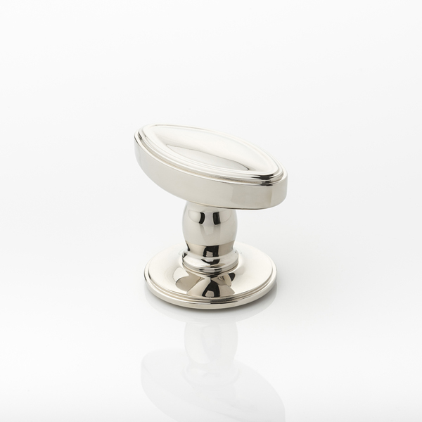 Tewkesbury solid brass door knob with traditional rose