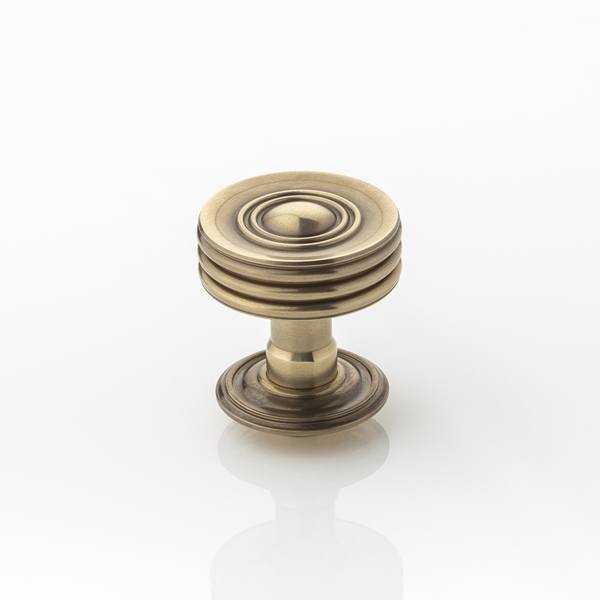 Remmington solid brass door knob with ornate rose
