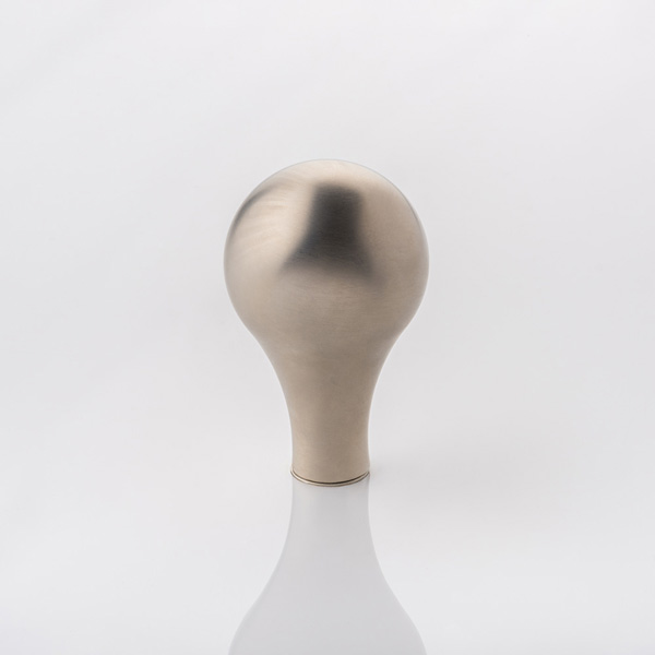Roland solid brass door knob with roseless rose