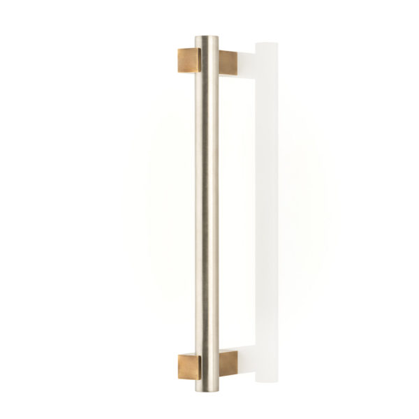 KH Intersect solid brass door pull