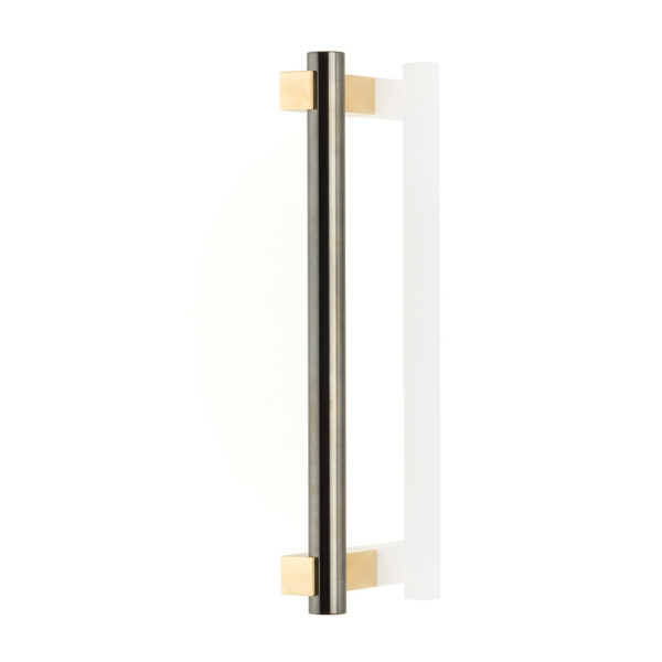 KH Intersect solid brass door pull