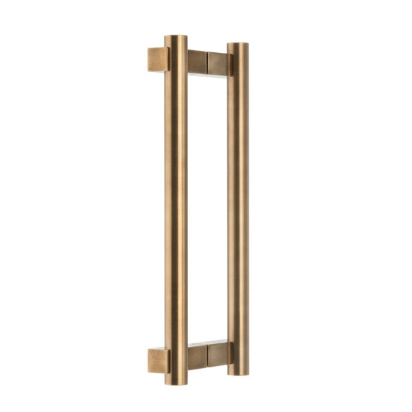 KH Intersect solid brass door pull